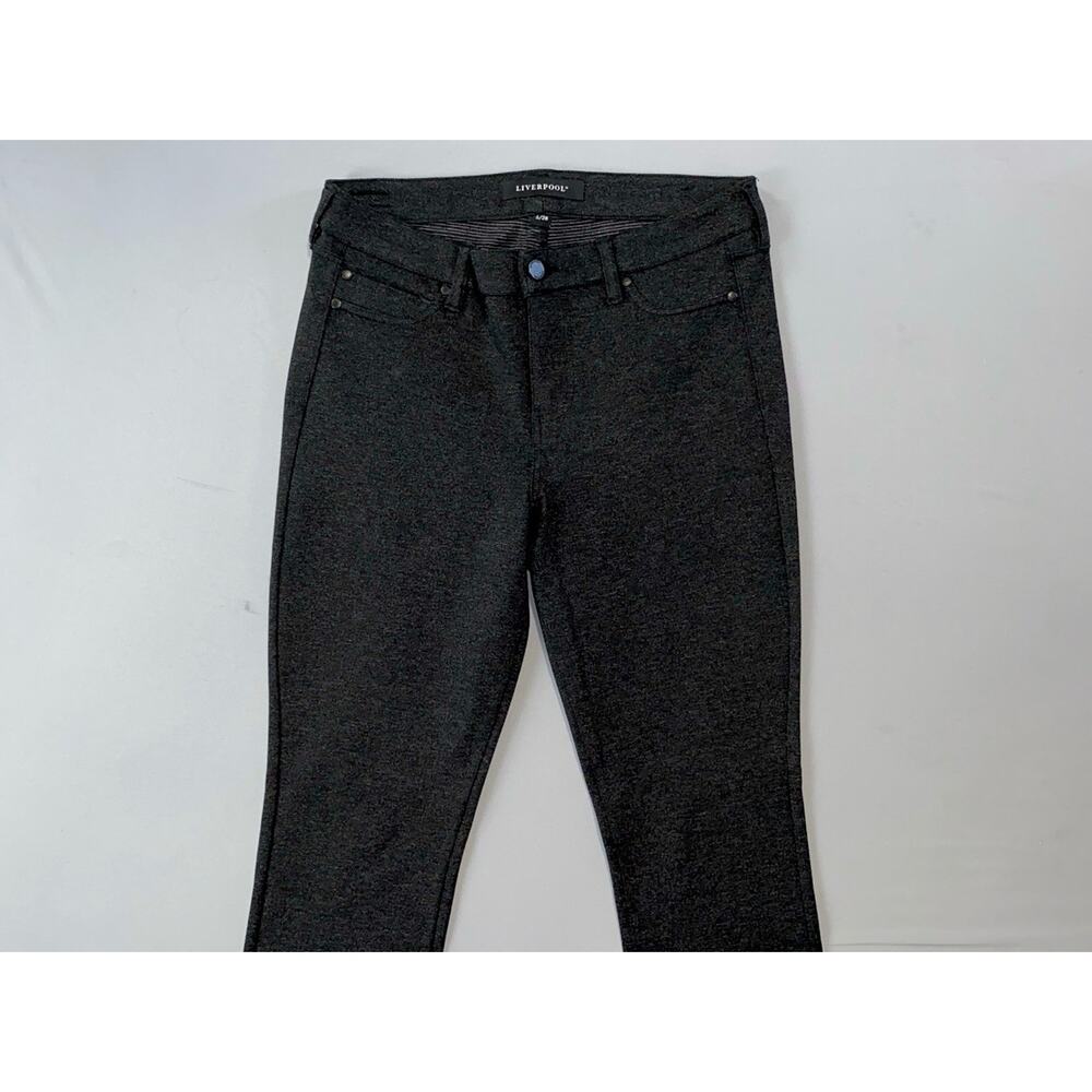 Liverpool Jeans Madonna Pull On Ponte Knit Legging, Jegging Pants. Charcoal, 28